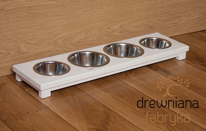 Stojak cztery miski dla psa kota MIX XS/S 0,22L i 0,45L 8 Stojak cztery miski dla psa kota MIX XS/S 0,22L i 0,45L - obrazek 8