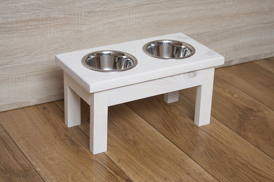 Miski dla kota i psa – 0,22 L 12 Bufet stojak dwie miski Pies/Kot XS