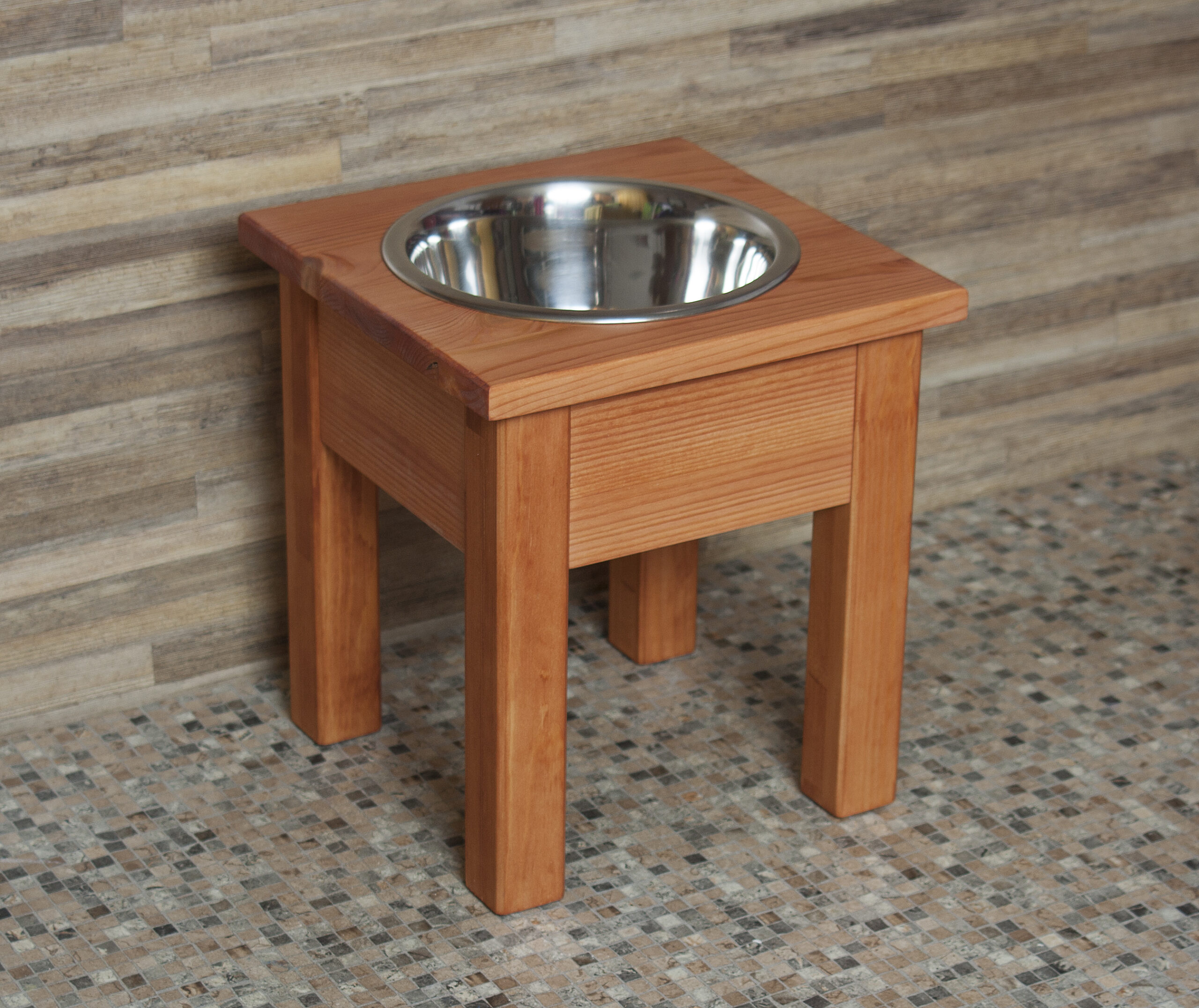 Miska na stojaku dla dużego psa 1,8 L 11 Stojak z jedną miską dla psa L