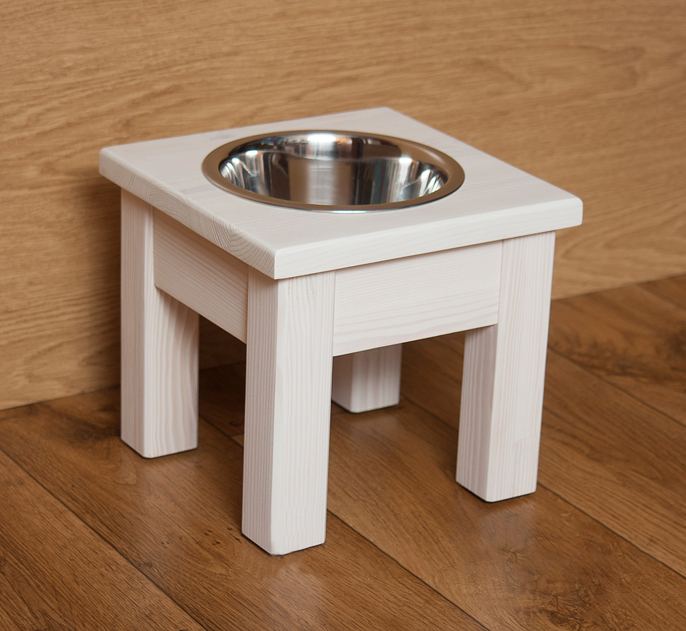 Stojak dla psa z jedną miską M (0,9 L) – personalizowany i praktyczny! 7 Stojak z jedną miską dla psa M