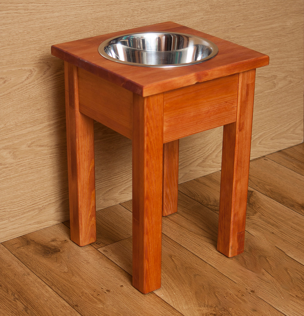 Miska na stojaku dla dużego psa 1,8 L 13 Wysoki stojak z miską dla psa L