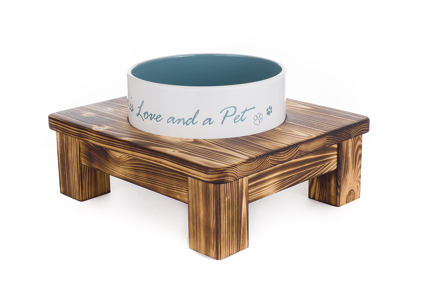 Miska dla psa na stojaku ceramiczna L 1.4 L 4 Ceramiczna miska dla psa na stojaku