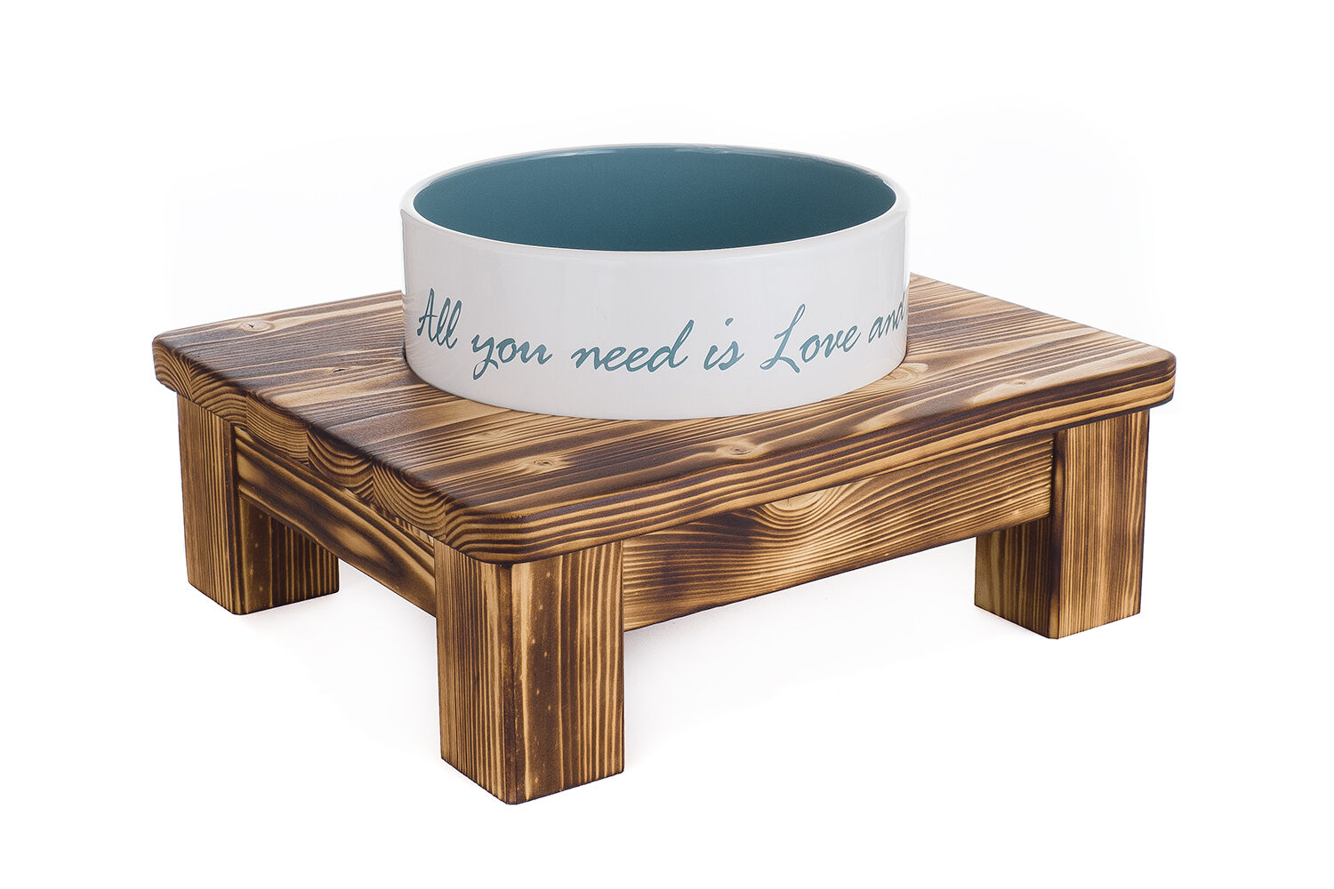 Miska dla psa na stojaku ceramiczna L 1.4 L 2 Miska dla psa na stojaku ceramiczna