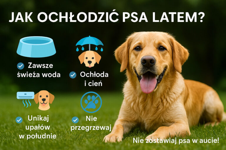 Jak ochłodzić psa latem? 2 podróż z psem latem