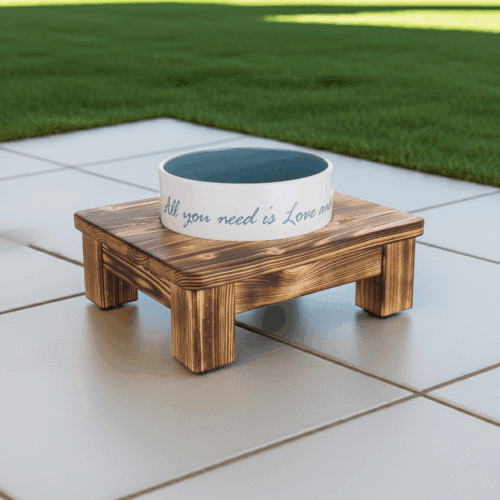 Miska dla psa na stojaku ceramiczna L 1.4 L