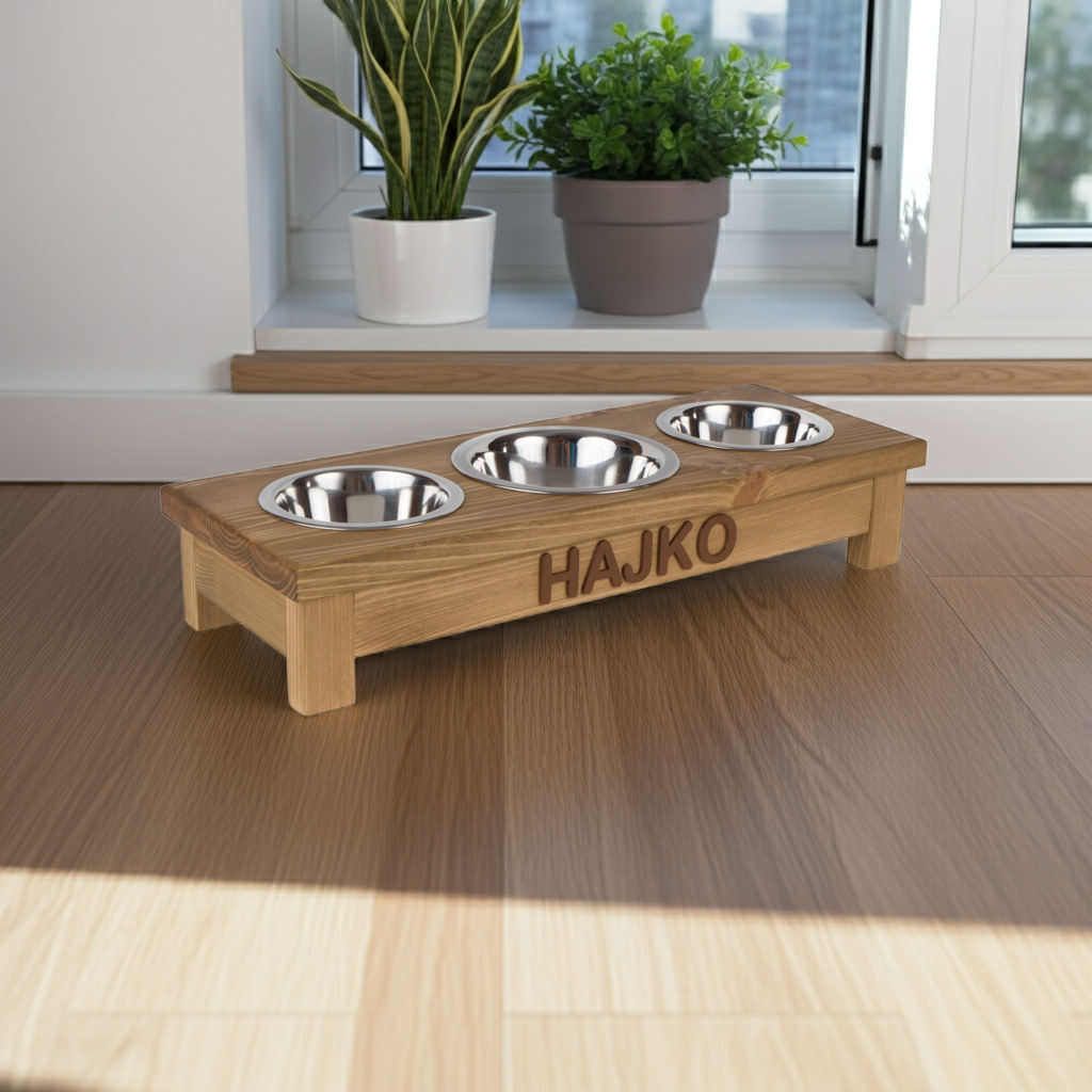 Miski dla kota na stojaku z imieniem MIX 0,22L/0,45L 1 Miski dla kota na stojaku z imieniem MIX 0,22L/0,45L