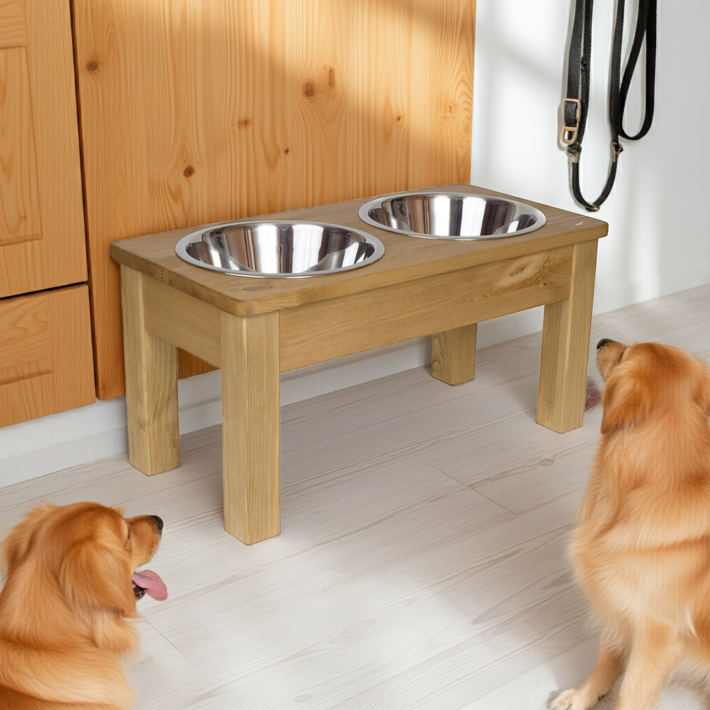 Miski dla psa na stojaku czy bez
