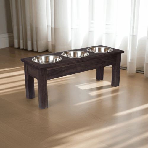 Stojak na 3 miski dla dużego psa L 1,8 L