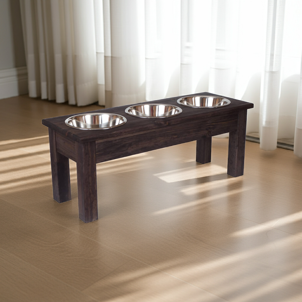 Stojak na 3 miski dla dużego psa L 1,8 L 1 Stojak na 3 miski dla dużego psa L 1,8 L